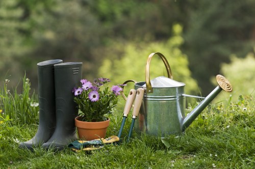 Healthy soil preparation for garden maintenance in Chessington